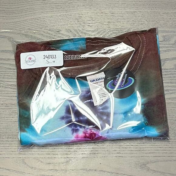 Brand New Tie Dye Rainbow Chakra Trippy Mens T-Shirt - Picture 7 of 7